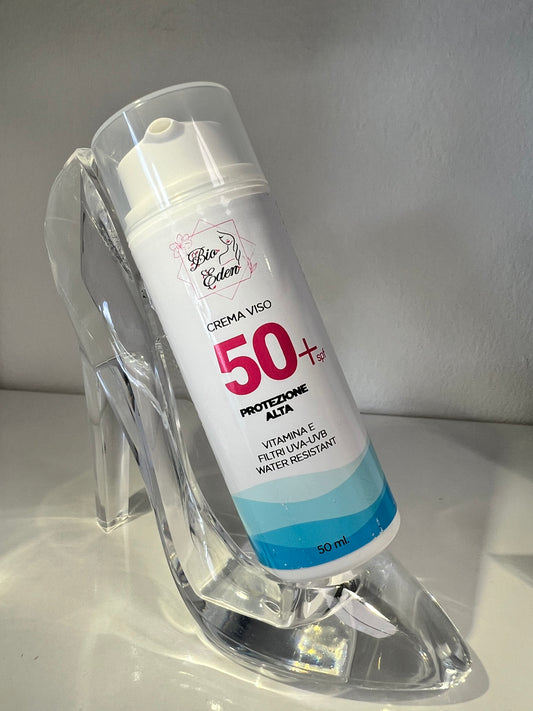 Crema Solare Viso Anti-Età SPF – 50 ml Protezione molto alta | Idratante | Anti-invecchiamento